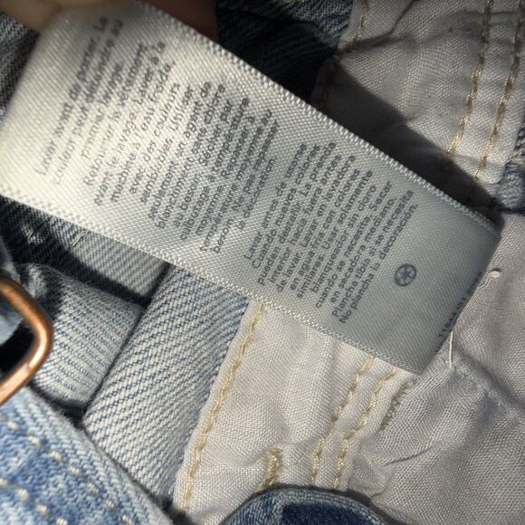 OshKosh B'Gosh Toddler Girl’s Denim Overalls with Hearts Size 18 months Snaps - Picture 14 of 14